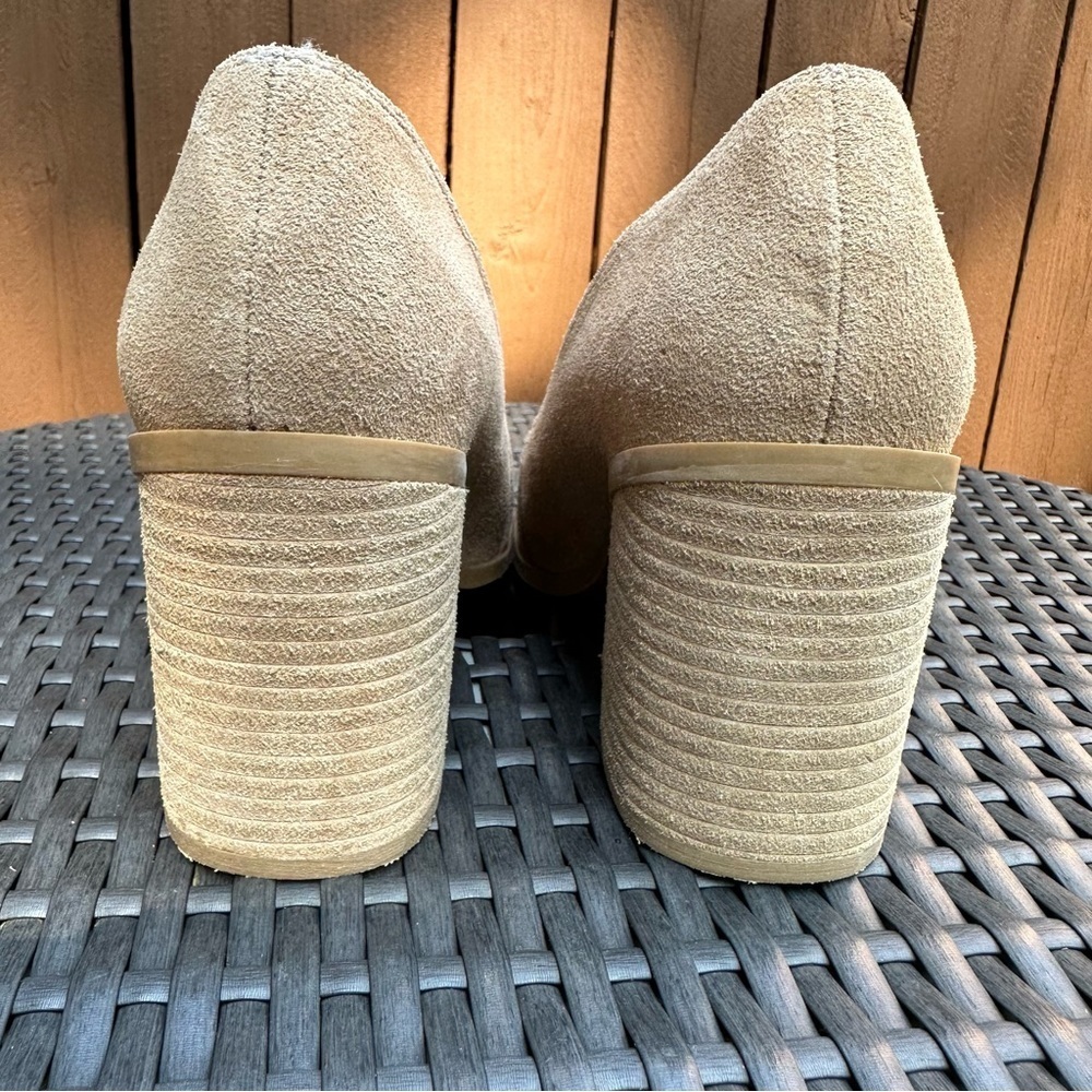 Joie Tan Block Heel Loafers - Picture 11 of 13
